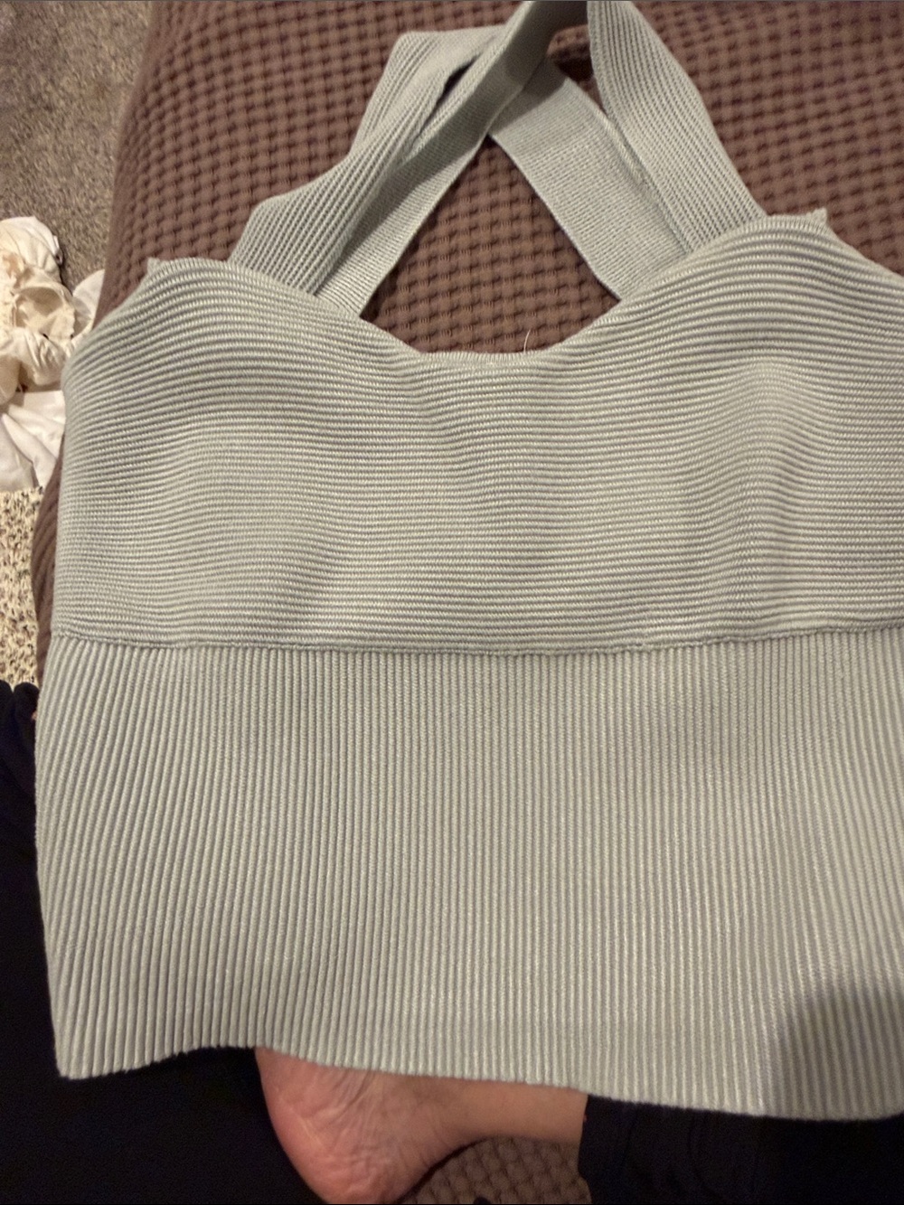 Abercrombie & Fitch Sage Ribbed Knit Cami